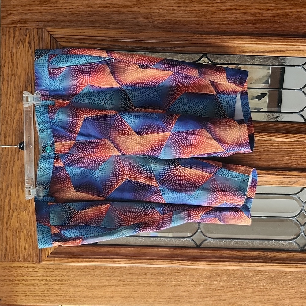 Hreski Multicolored Golf Shorts